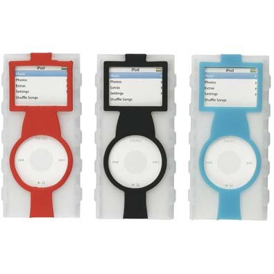 AccurianTM Skins for 2nd Generation Ipod  Nano (3-pack)