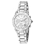 Bulova Women's 96R127 24 Diamond Case Silver and White Dial Bracelet Watch