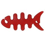 Roter Fish Bone Halter für Ohrhörer Kopfhörer - Kabelmanager