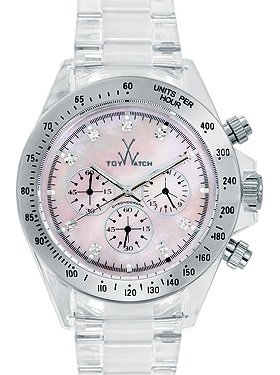Mother of Pearl Chrono Watch Collection - Pink