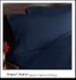 1200-Thread-Count Egyptian Cotton 1200TC Duvet Set and 2 Shams, Queen, Navy Solid