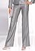 metrostyle Shiny Tuxedo Pant (SILVER,6)