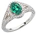 Stunning Oval Cut Genuine Alexandrite GEM Mounted in Custom Made White Gold Diamond Ring(5,Platinum)