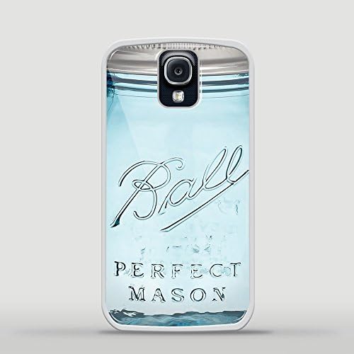 Ball Mason Jar for Iphone and Samsung Case (samsung s4 white)