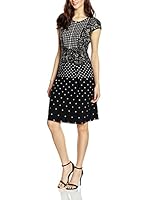 Giorgio Grati Vestido Capri (Negro / Blanco)