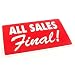 All Sales Final Display Sign Showcase Window Wall Unit