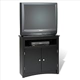 Sonoma Black Tall Corner TV Cabinet - Prepac BTV-3232