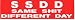 SSDD SAME SHIT DIFFERENT DAY decal bumper sticker
