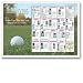 Hoffmaster 901-ECO30 Golf Tips & Terms Recycled Placemat