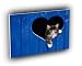 cat thinking of you A2 Large Canvas