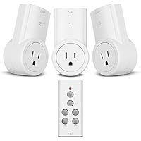 Etekcity Wireless Remote Control Electrical Outlet Switch for Household Appliances (White)