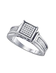 0.22CTW DIAMOND MICRO PAVE RING