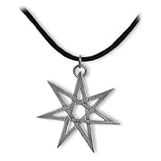 Heptagram Sterling Silver Pendant Necklace