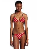IMAGE OF Hello Kitty Junior's Red Print Triangle and String Swimsuit, Red Print, Medium