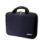 Sony DVP-FX930 9-Inch Portable DVD Player Fitted CaseCrown Premium Double Memory Foam Case (Navy Nylon)