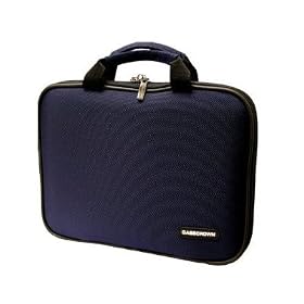 HP Compaq Mini 110c 10.1 inch Netbook Fitted CaseCrown Premium Double Memory Foam Case (Navy Nylon)