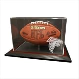 Zenith Football Display in Mahogany Team: New England Patriots