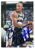 Sean Elliott Autographed/Hand Signed Basketball Card (San Antonio Spurs) 1994 Upper Deck #53