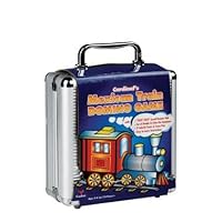 Cardinal Industries Mexican Train Domino Game in an Aluminum Case