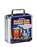 IMAGE OF Cardinal Industries Mexican Train Domino Game in an Aluminum Case