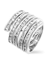 Snake Coiled CZ Ring