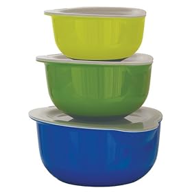 Tovolo Melamine Mixing Bowls with Lids, Set of 3