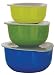 Tovolo Melamine Mixing Bowls with Lids, Set of 3