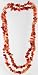 Red Agate 36 Chip Necklace