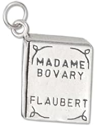 Sterling Silver Antiqued "Madame Bovary" Book Charm