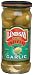 Lindsay Olive Whole Garlic Stuffed Queen Olives, 4.5-Ounce Glass Jars (Pack of 6)