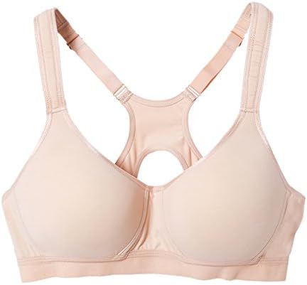 Cnhw Women's High Impact X Back Comfort Full Support Wirefree Yoga Sports Bra Skin 85/38A