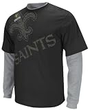 Reebok New Orleans Saints Scrimmage Splitter Long Sleeve T-Shirt (XX-Large)