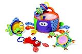 Baby Beach Band Complete with Clam Shakers, Lobster Maraca, Starfish Cymbal, Fish Tambourine & Octopus Drum - Baby Activity Toy
