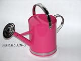 Review Dekomiro  / Metal 5 Litre Watering Can in Shocking Pink