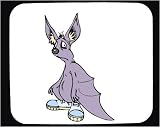 Mouse Pad with bat, sneakers, cartoon