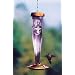 Schrodt Designs Model HBLA-E Amethyst Etched Hummingbird Feeder