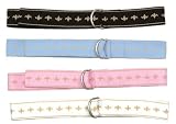 E Couture Fleur de Lis Elastic Belt