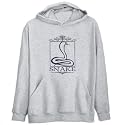 Hoodie Mens Heather Gray " Snake " Zodiacs