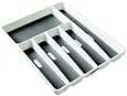 6 Compartment Silverware Tray (White) (1.8"H x 13"W x 16"D)