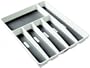 6 Compartment Silverware Tray (White) (1.8"H x 13"W x 16"D)