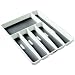 6 Compartment Silverware Tray (White) (1.8"H x 13"W x 16"D)
