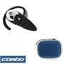 Wireless Bluetooth Handsfree Headset + Premium Unviersal Bluetooth Headset Pouch Carrying Case - 10 Color Available for Nokia N75, 5300 XpressMusic, 6315i, 2365i, 2366i, 2865i, 6126, 6131, 6133, 6103, 6102i, 6165i, E62, E61, 6265i, 8801, 8800, 6682, 6681, 9300, 9300i, 6651, 6255i, 6256i, N-Gage QD, 7610, 6620, 6820, 6820i, 6230, 3589i, 3587i, 3660, 3620 (Blue)