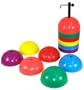 Six-Color Drill Domes - Set - Set of 36, 6 each color - Sports Team Practice