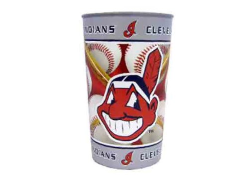 Cleveland Indians 22 oz Metallic Cup Case Pack 12