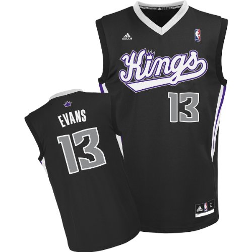 Adidas Sacramento Kings Tyreke Evans Youth (Sizes 8-20) Revolution 30 Replica Alternate Jersey Medium