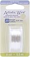 Beadalon Artistic Wire 20-GaugeTarnish Resistant Silver Wire, 6-Yard