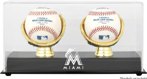Mounted Memories Miami Marlins Gold Glove Display Case