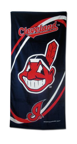 Cleveland Indians Fiber Reactive Pool/Beach/Bath Towel (Team Color)