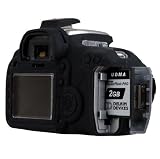 Delkin DDSPROND5100-B Snug-It Pro DSLR Camera Skin for Nikon D5100 Black