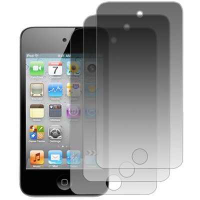 EMPIRE 3 Pack of Anti-Glare Matte Screen Protectors for Apple iPod Touch 4 / 4th Generation